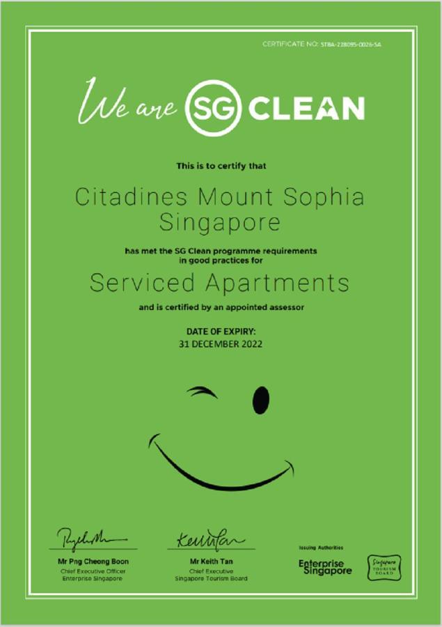 Citadines Mount Sophia Singapore Exteriör bild