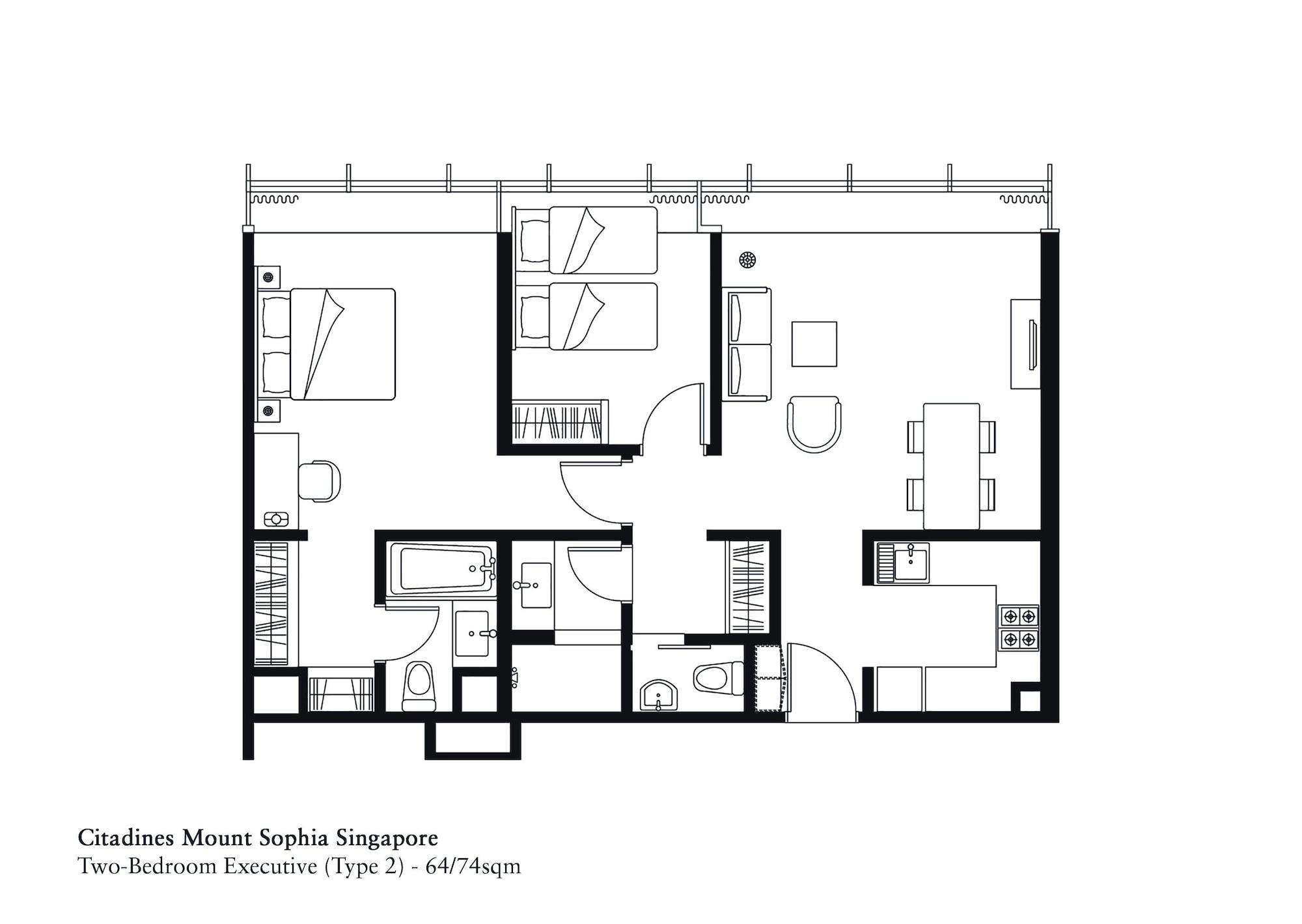 Citadines Mount Sophia Singapore Exteriör bild
